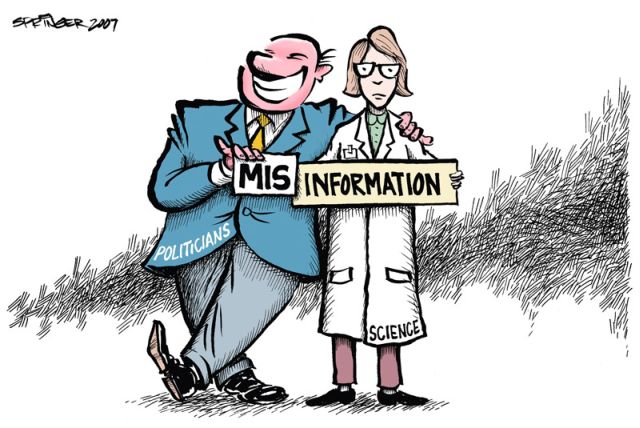 Politicians and Industry Putting the "Mis" in MisInformation