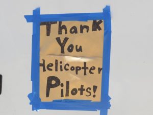 Thanks for Helicopter Pilots