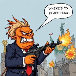 Monster Threatening War Because He Didn't Get Peace Prize