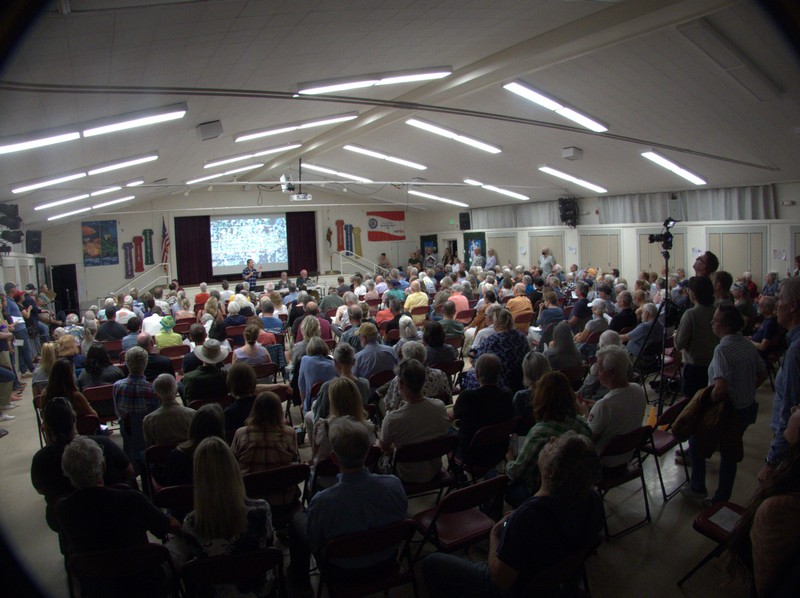 Angry Standing Room Only Crowd